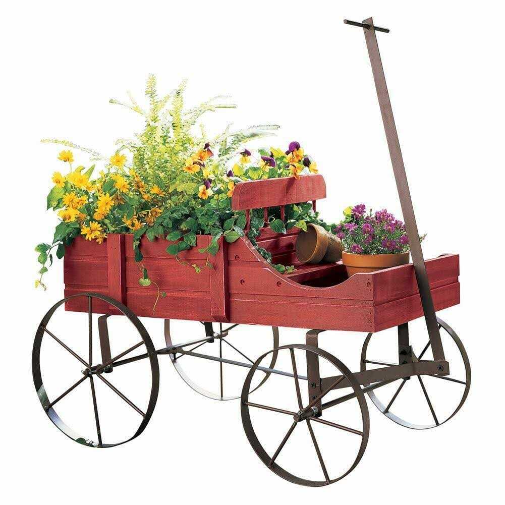 Amish Wagon Decorative Indoor/Outdoor Garden Backyard Planter