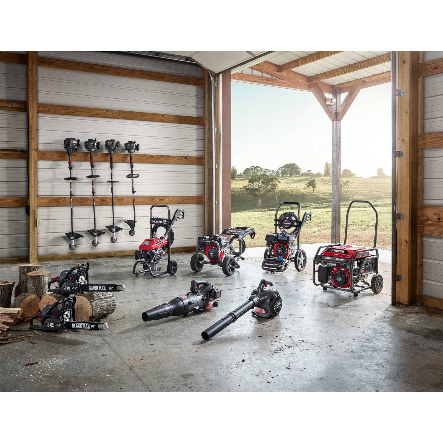 Black Max 26cc 2-Cycle Engine 400 CFM and 150 MPH Gas Blower / Vacuum