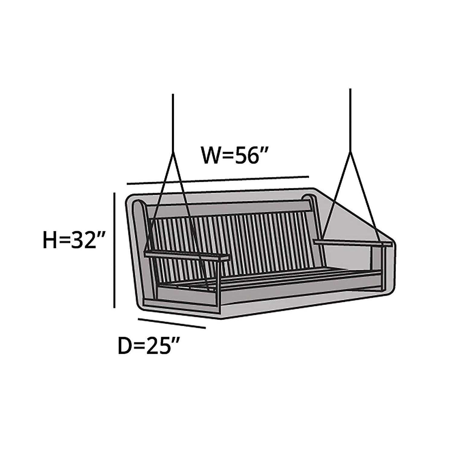 Covermates Outdoor Swing Cover Fits Up Water-Resistant Polyester