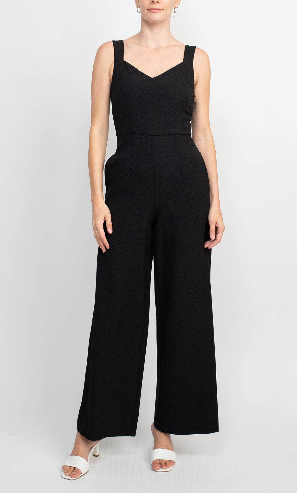 V-Neck Sleeveless Jumpsuit