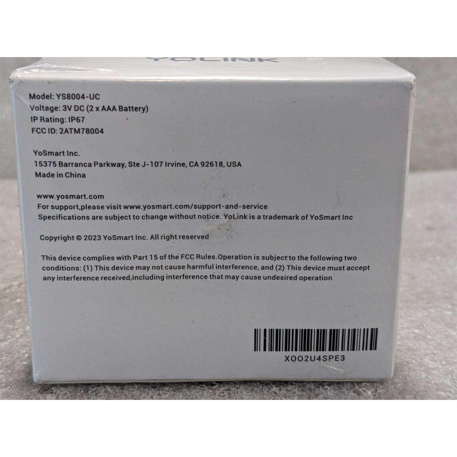 Yolink 1000 ft. Smart Outdoor Temperature Sensor with Probe, Long Range, High and Low Alarm