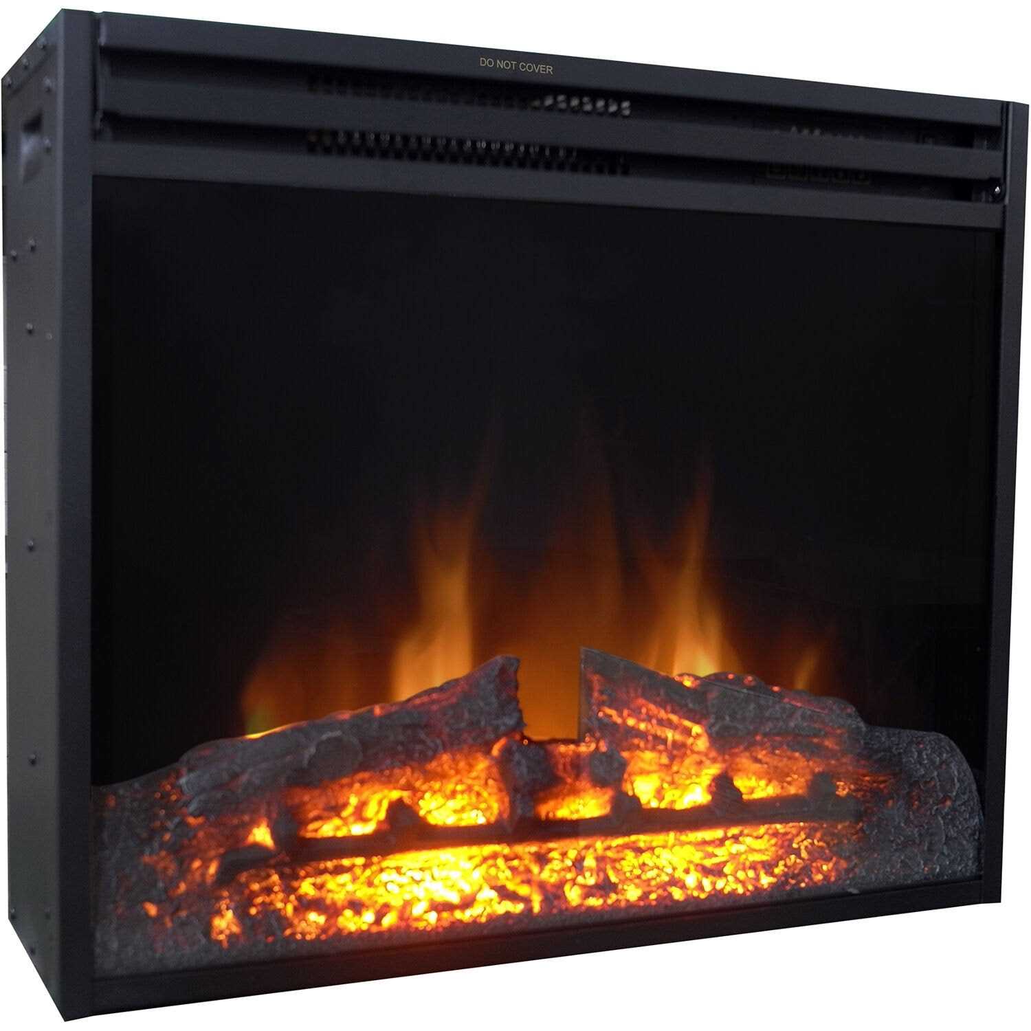 Hanover Fireside Freestanding 5116 BTU Electric Fireplace Heater Insert with Remote Control and Timer