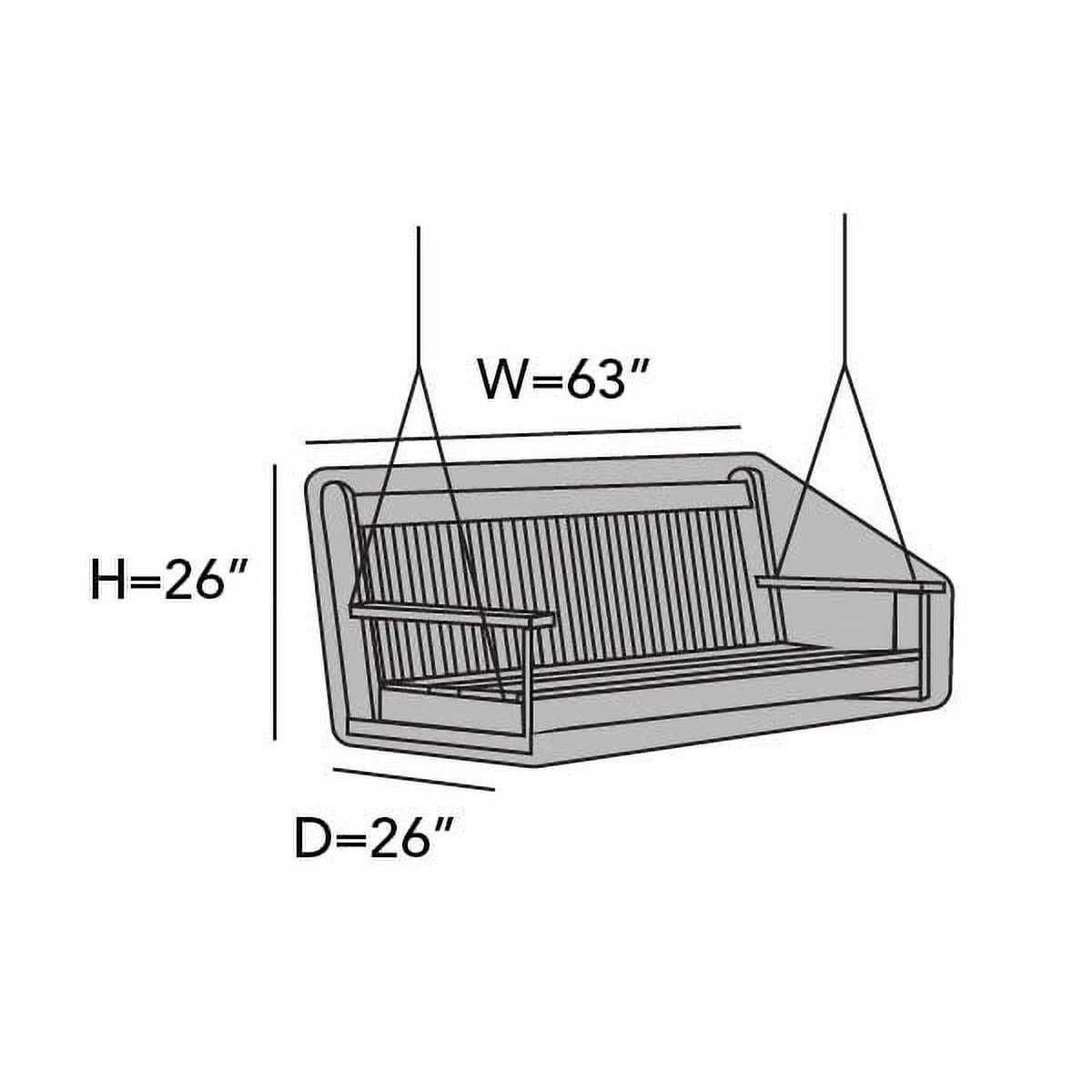Covermates Outdoor Swing Cover Fits Up Water-Resistant Polyester