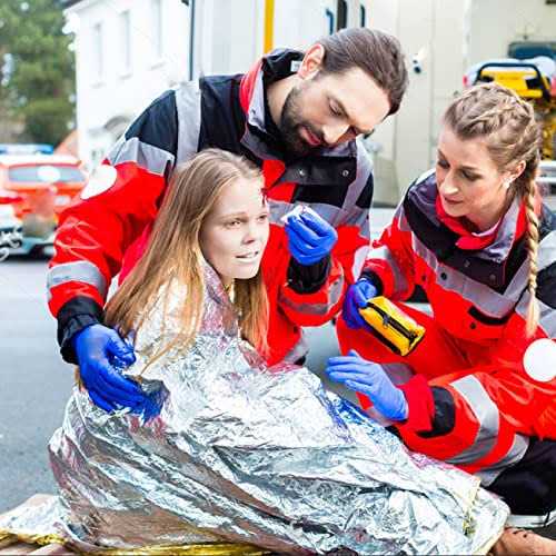 NOVAMEDIC Emergency Foil Mylar Thermal Blankets Pack of 200