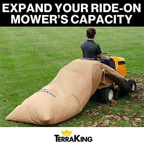 TerraKing Leaf Bag XL Material collection systems – Ride-On Lawnmowers