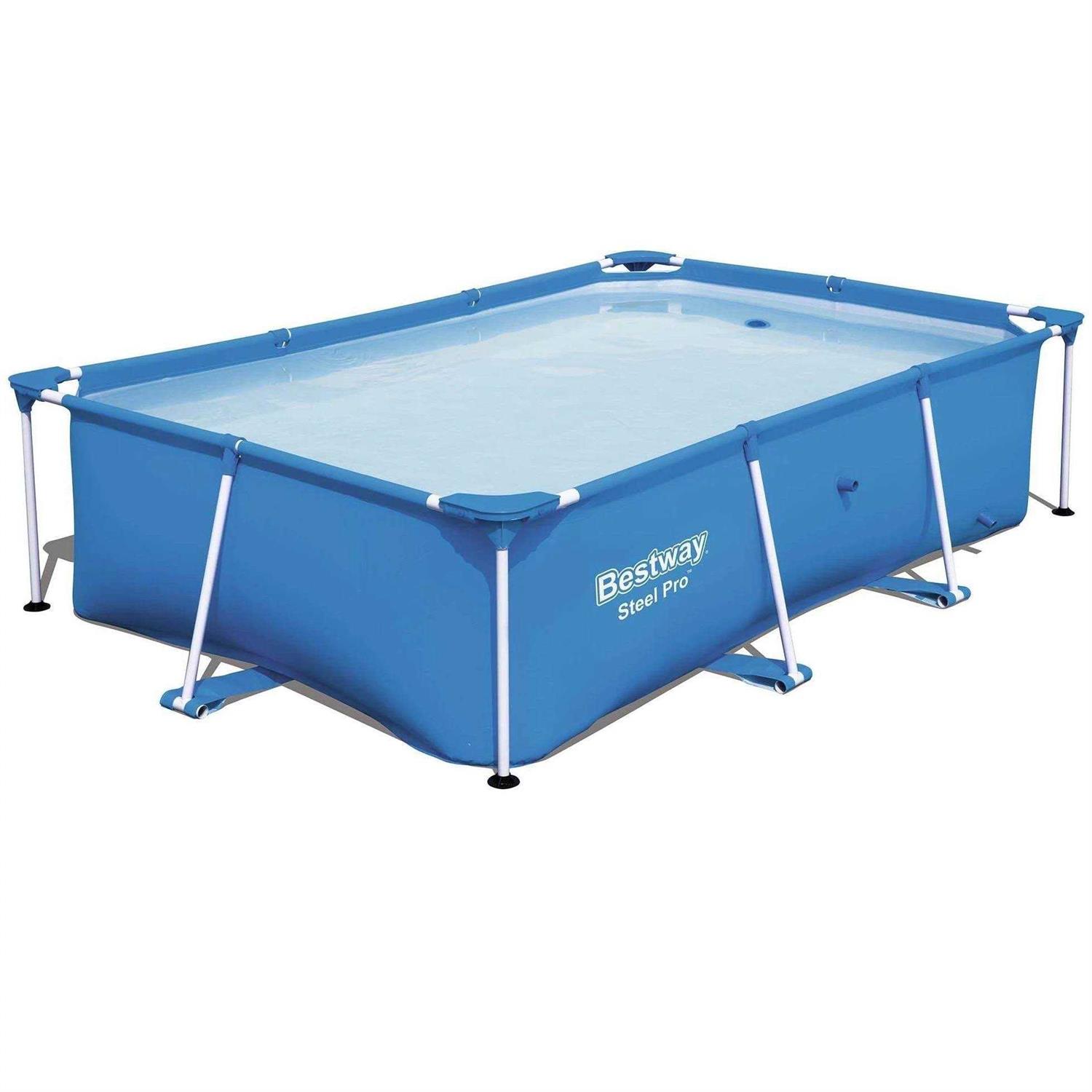 Bestway Steel Pro Rectangular Frame Above Ground Swimming Pool