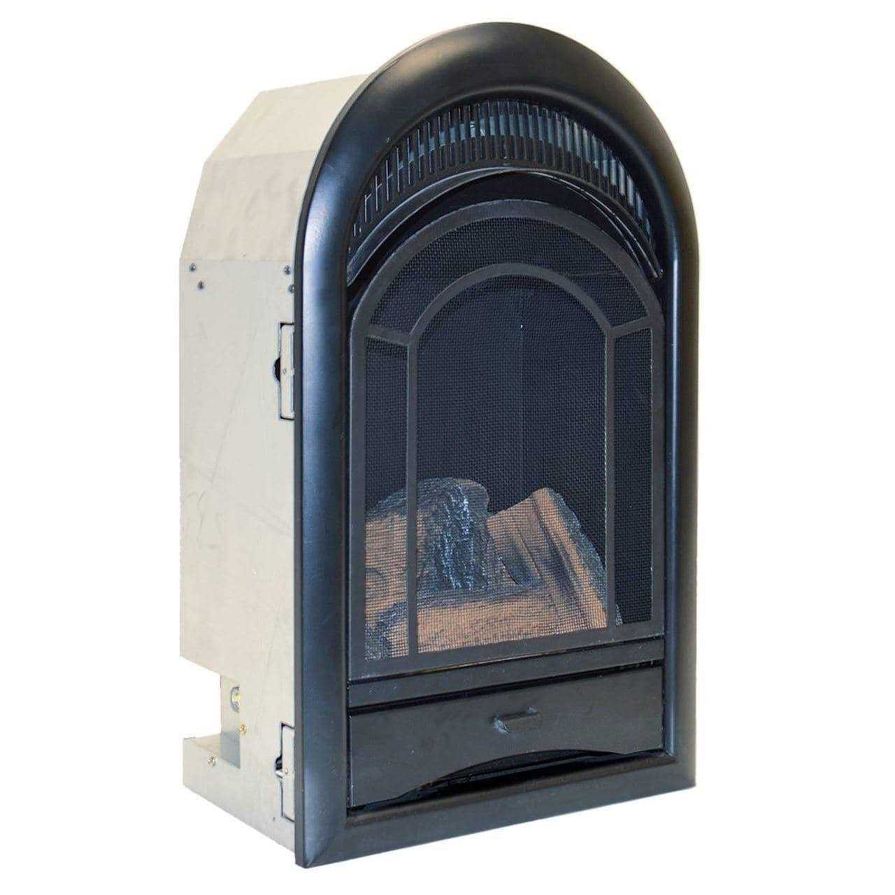 ProCom Ventless Fireplace Insert Thermostat Control Arched Door