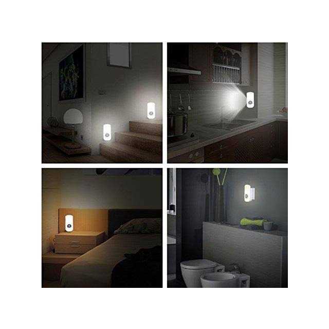 Bonashi LED Night Light Flashlight Motion Sensor Cut Light 3-in-1