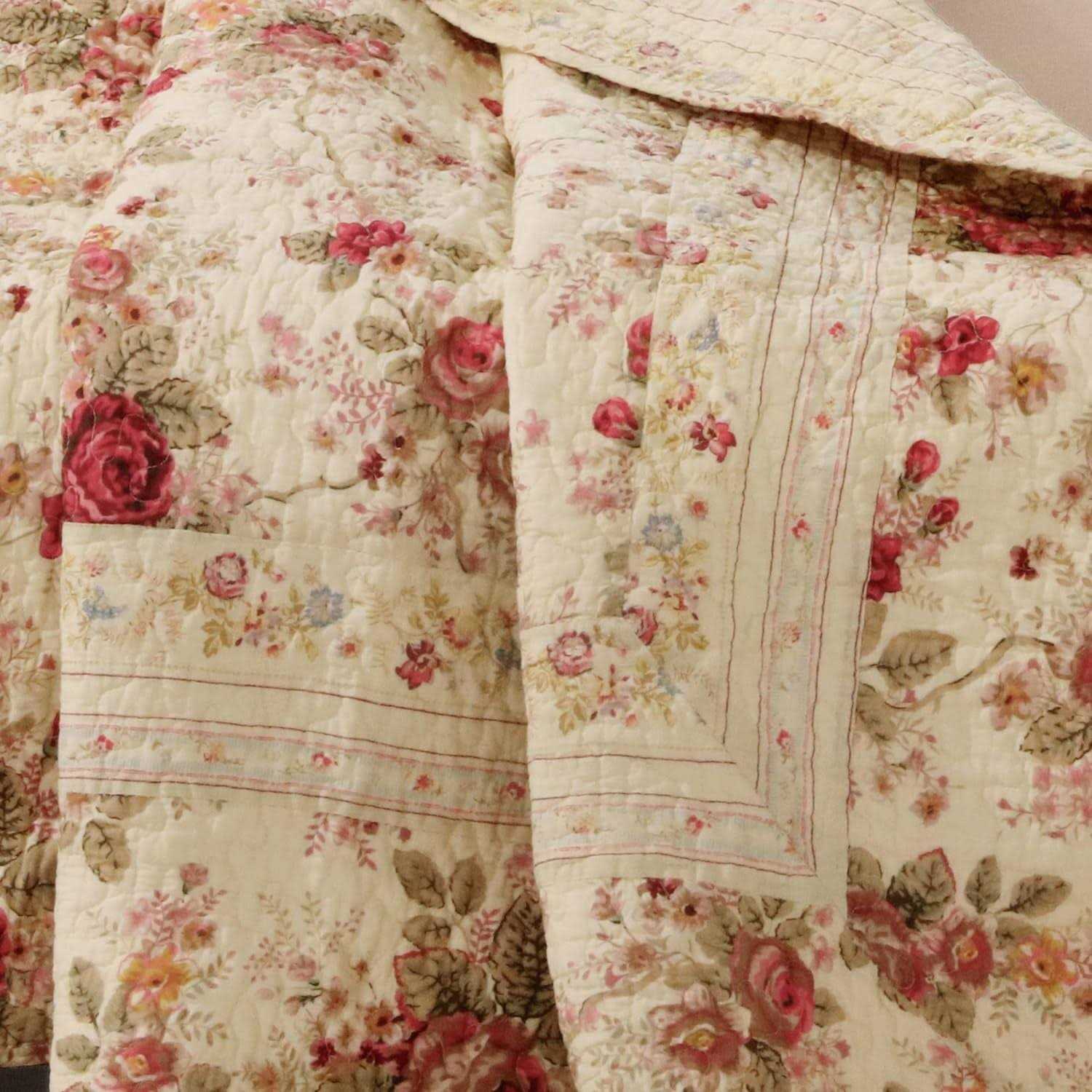 Antique Rose Throw Greenland Home Fashions
