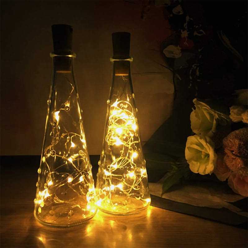 30 Pack Wine Bottle Lights with Cork