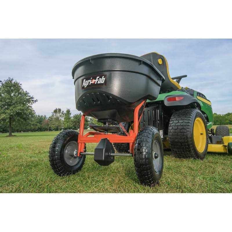 Agri-Fab 130 lb. Tow Behind Broadcast Spreader 45-0463