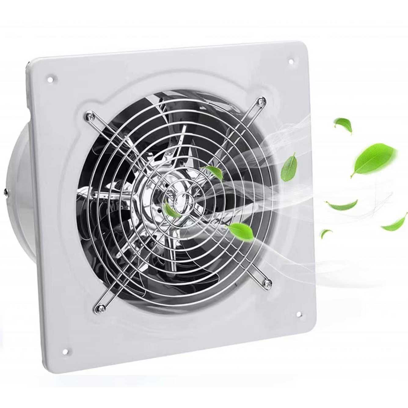 8 inch Exhaust Fan Through Wall Extractor Exhaust Ventilation Fan 110V Exhaust