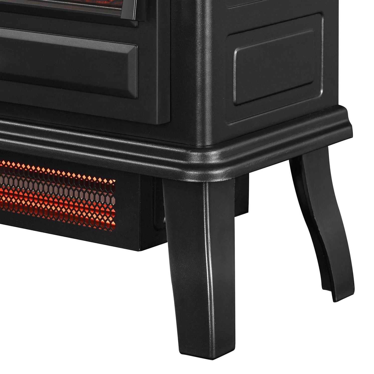Style Selections 5200-BTU Metal Infrared Quartz Electric Stove with Thermostat CFI-7025-01