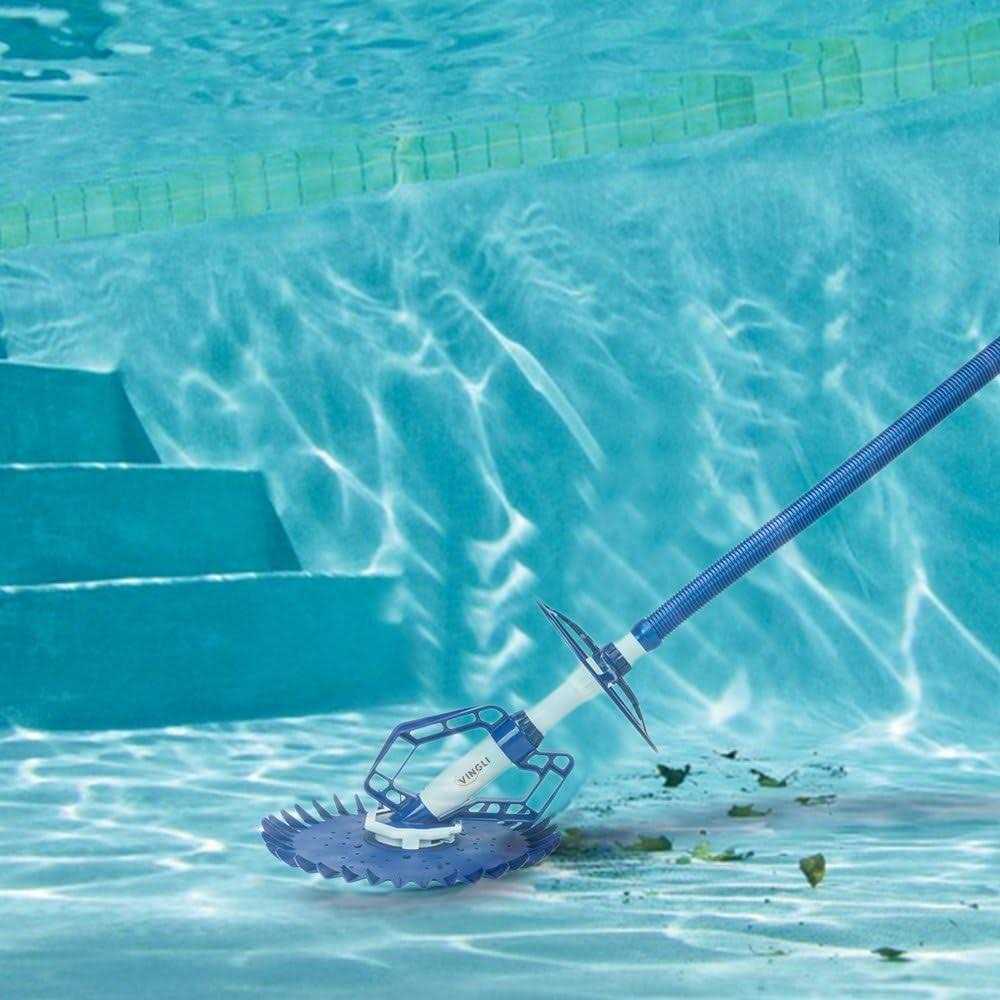 Vingli Pool Vacuum Above Ground Indoor Outdoor Automatic Swimming Pool Cleaner Sweep Crawler Sweeper