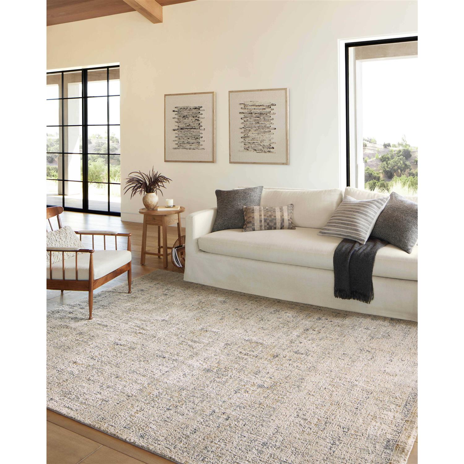 Amber Lewis x Loloi Sand/Sky Alie ALE-02 Area Rug