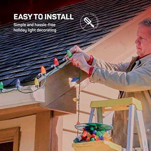 All-Purpose Holiday Light Clips Christmas Light Clips Outdoor Light Clips