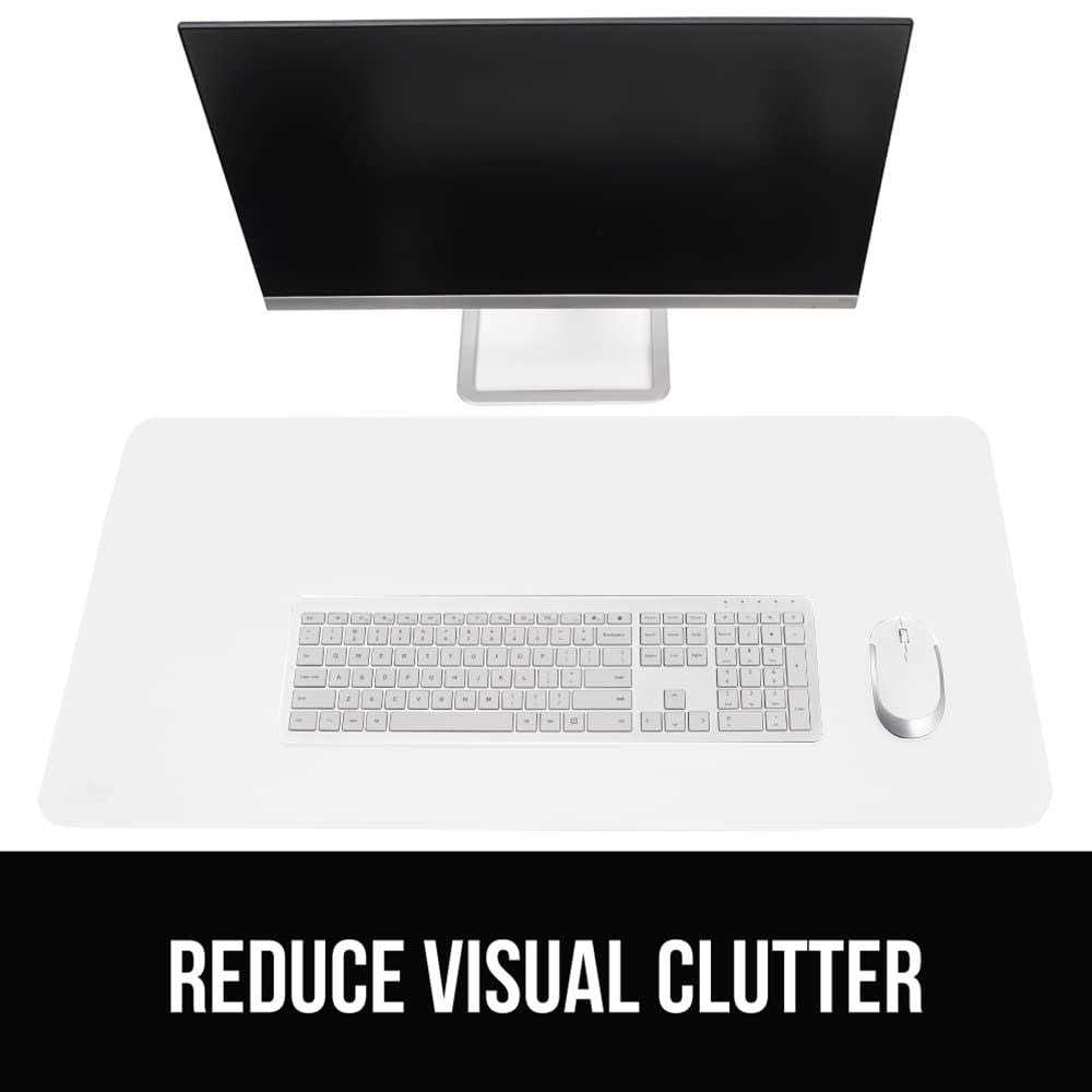 Gorilla Grip Desk Mat, Non Slip and Heat Resistant Mouse Pad Soft PU Leather Pads