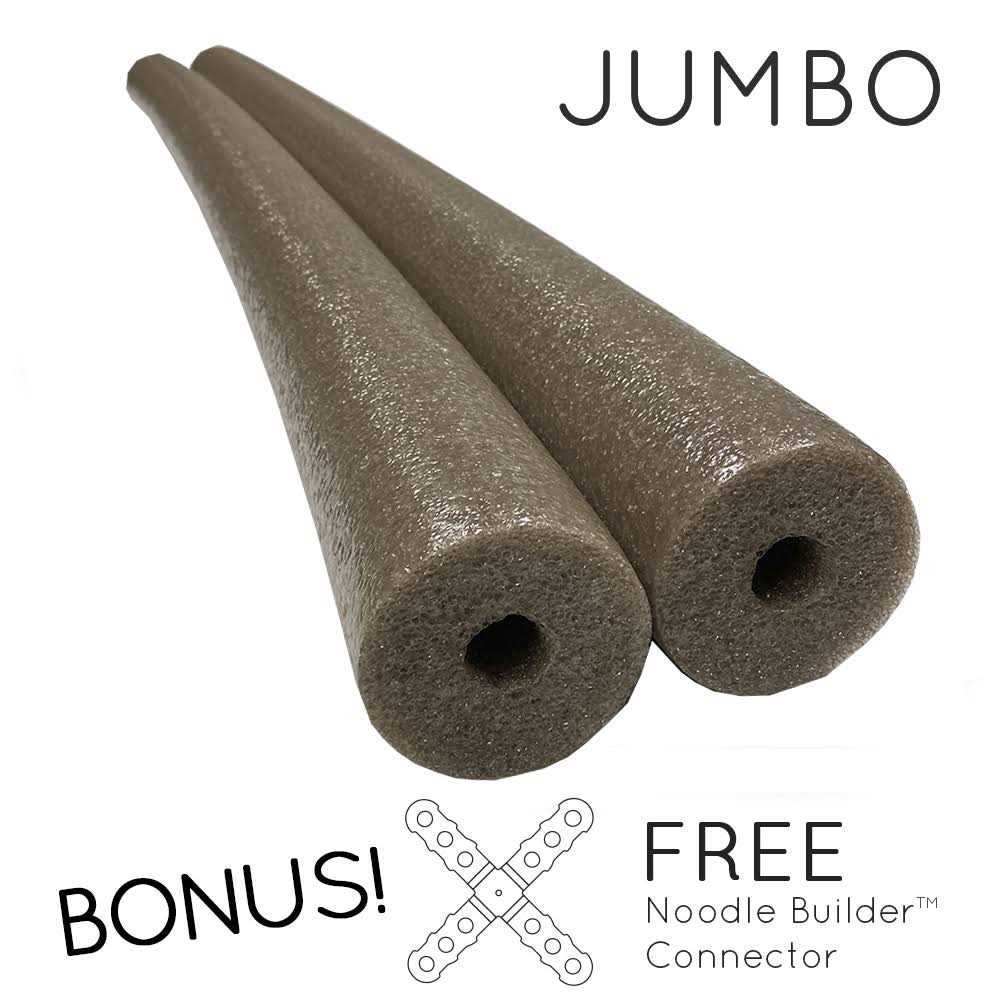 2 Pack Oodles Monster 55 Inch x 3.5 Inch Jumbo Swimming Pool Noodle Foam Multi-Purpose