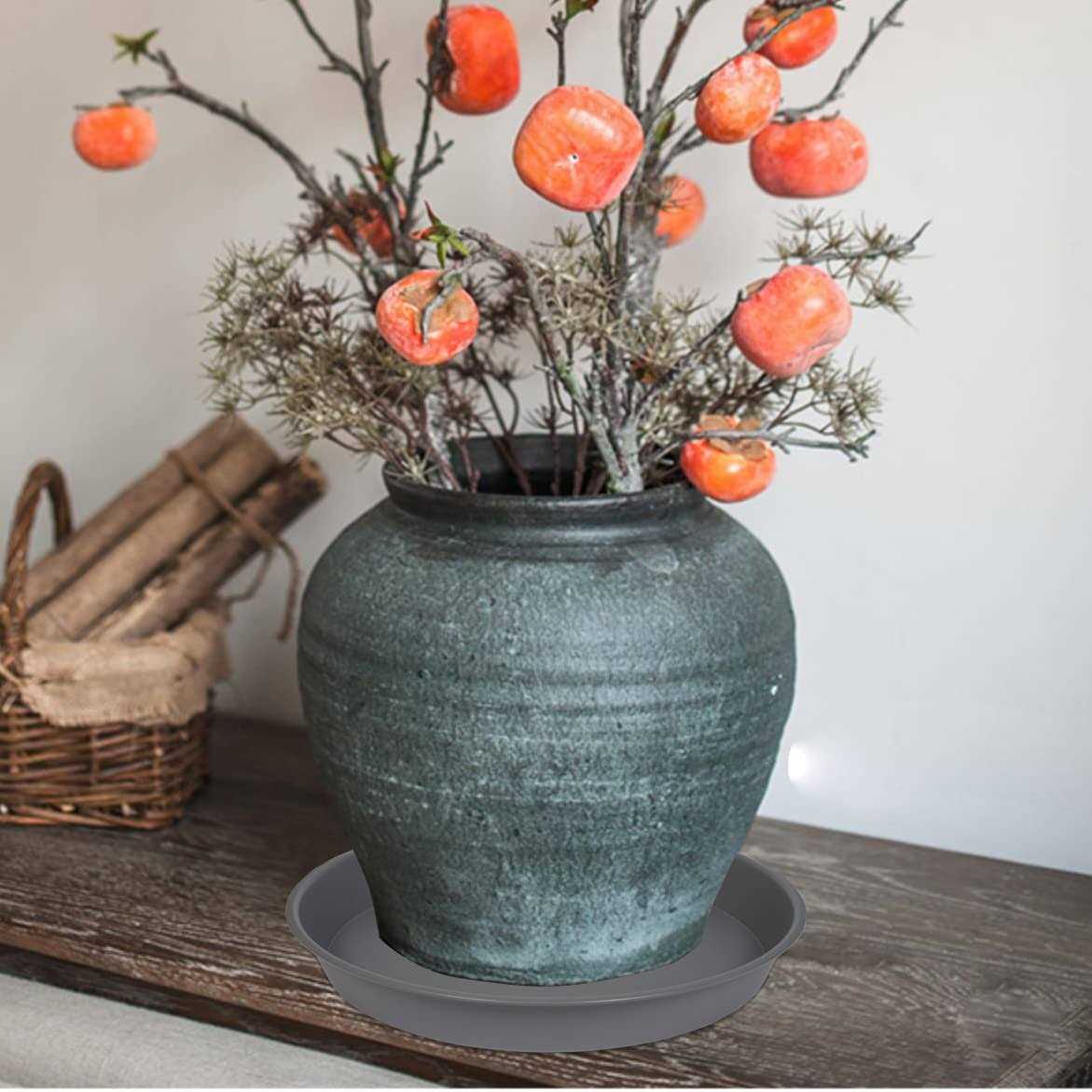 Angde 6 Pack Plant Saucer Plant Round