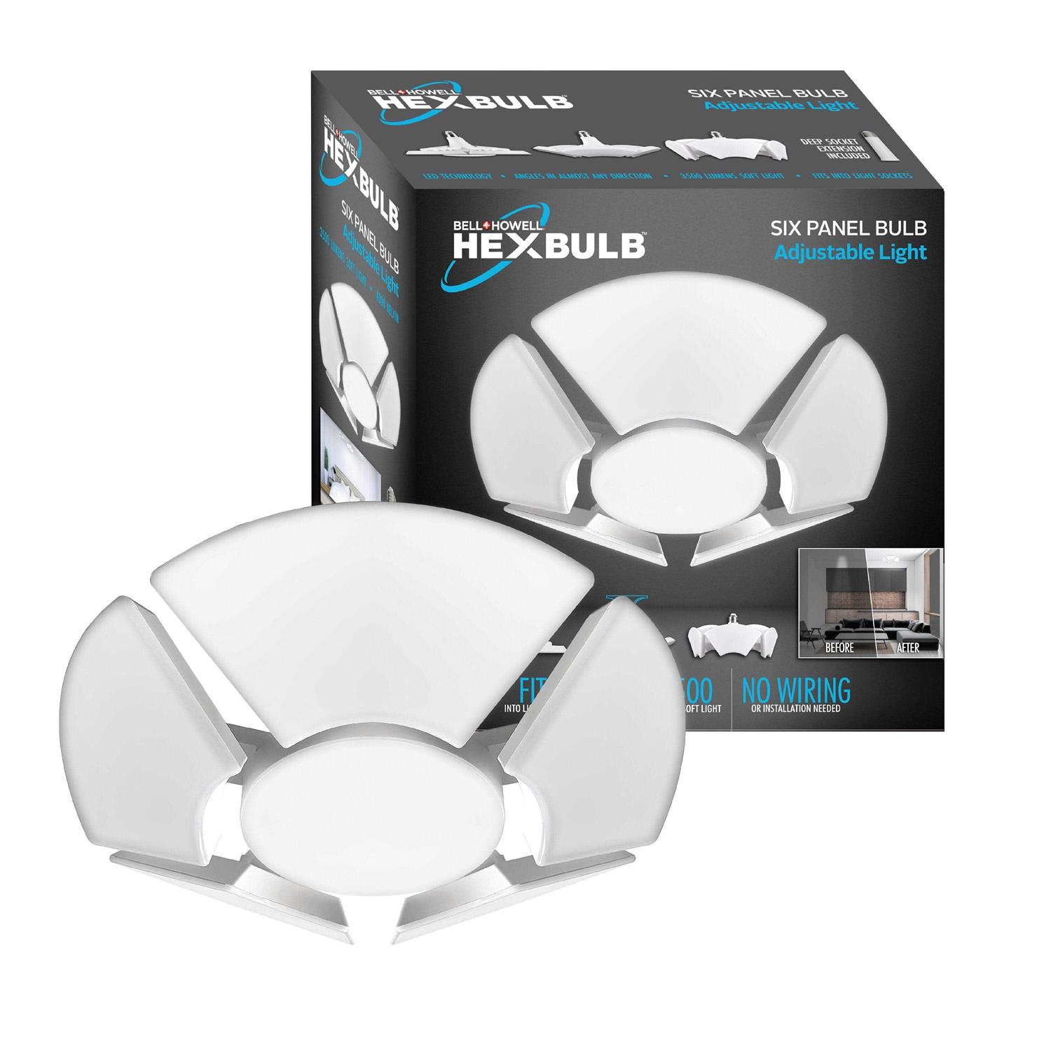 Bell+Howell Hex Bulb 6-Panel Light