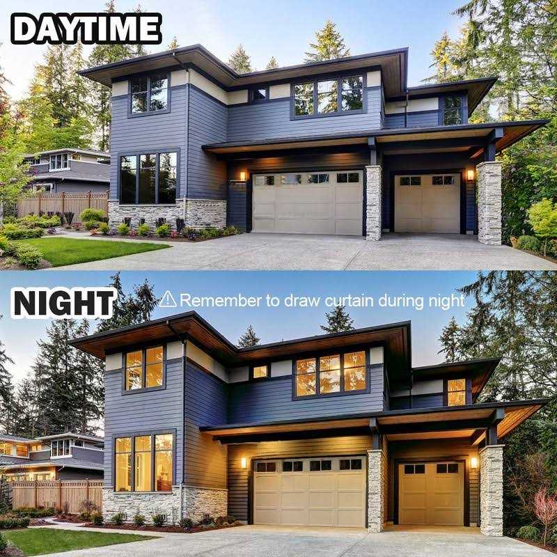 WPCTEV Window Film One Way Mirror Film Daytime Privacy Static Non-Adhesive Decorative Heat Control Anti UV Window Tint for Home and Office