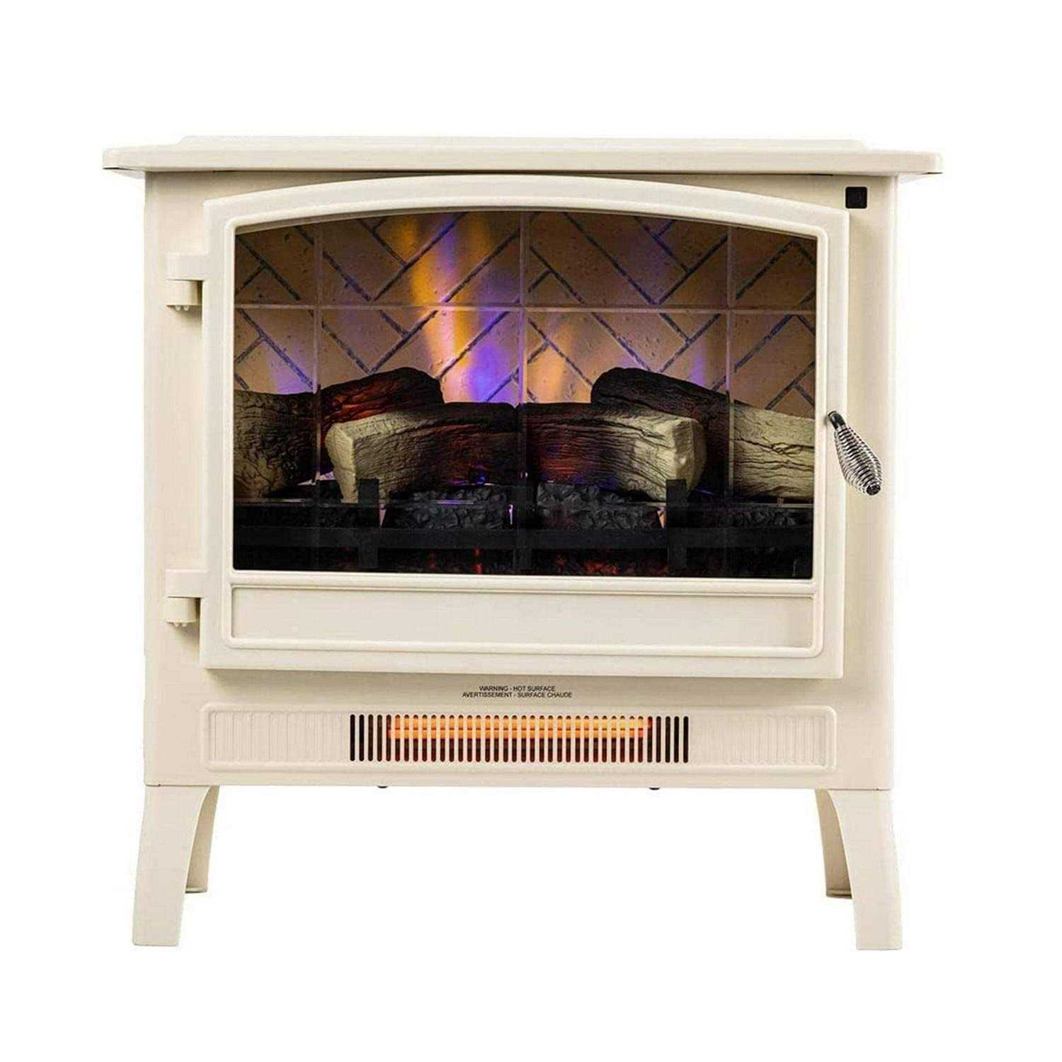 Country Living Infrared Freestanding Electric Fireplace Stove Heater