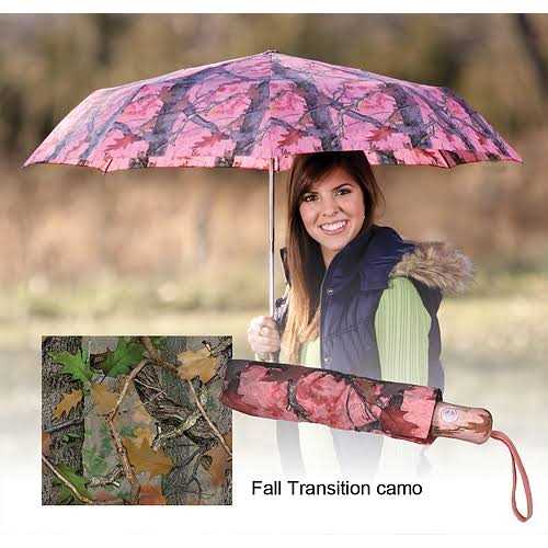 Rivers Edge Deluxe Windproof Umbrella, Camo, 12 Folded, 40
