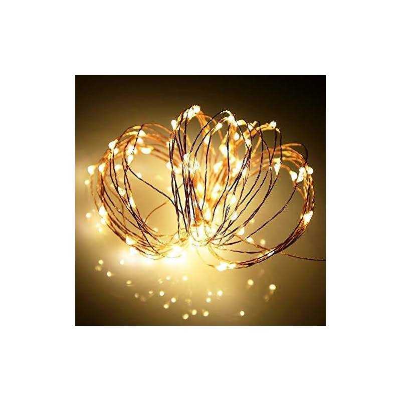 Ariceleo Led Fairy Lights Battery Operated Mini Battery Powered Copper Wire Starry Fairy Lights for Bedroom