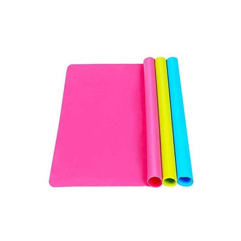 3 Pack Large Silicone Sheets for Crafts Liquid Resin Jewelry Casting Molds Mat