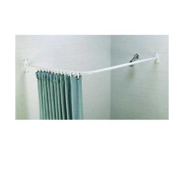 Zenna Home Shower Curtain Rod 66 in. L