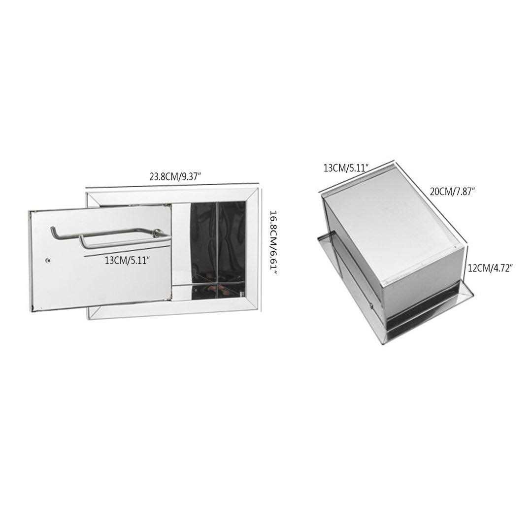 YINXIER W1352 Recessed Toilet Paper Holder