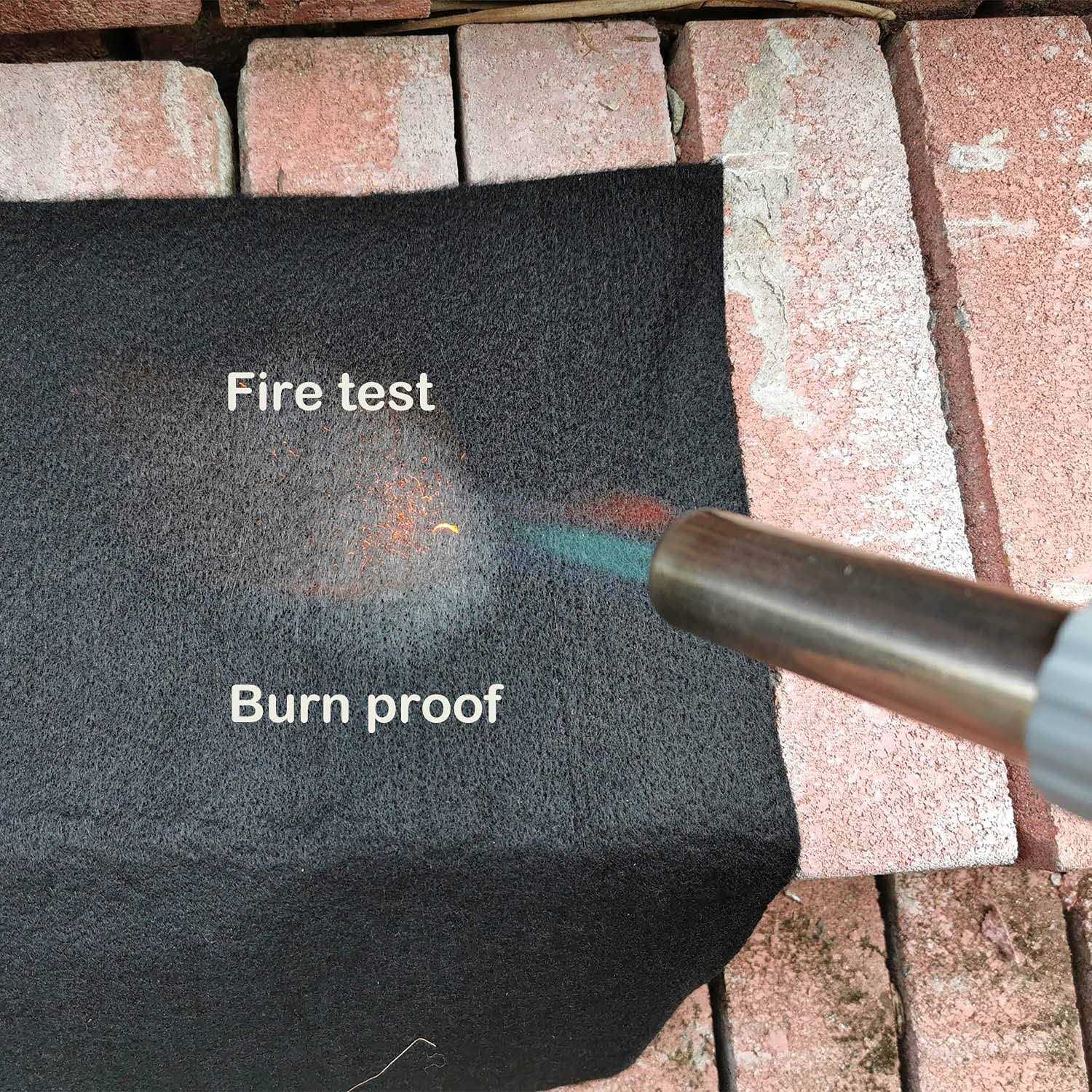 Welding Blanket Fireproof Heat Resistant Up To 1800f Flame Retardant Fabric Material Carbon Felt for Welders