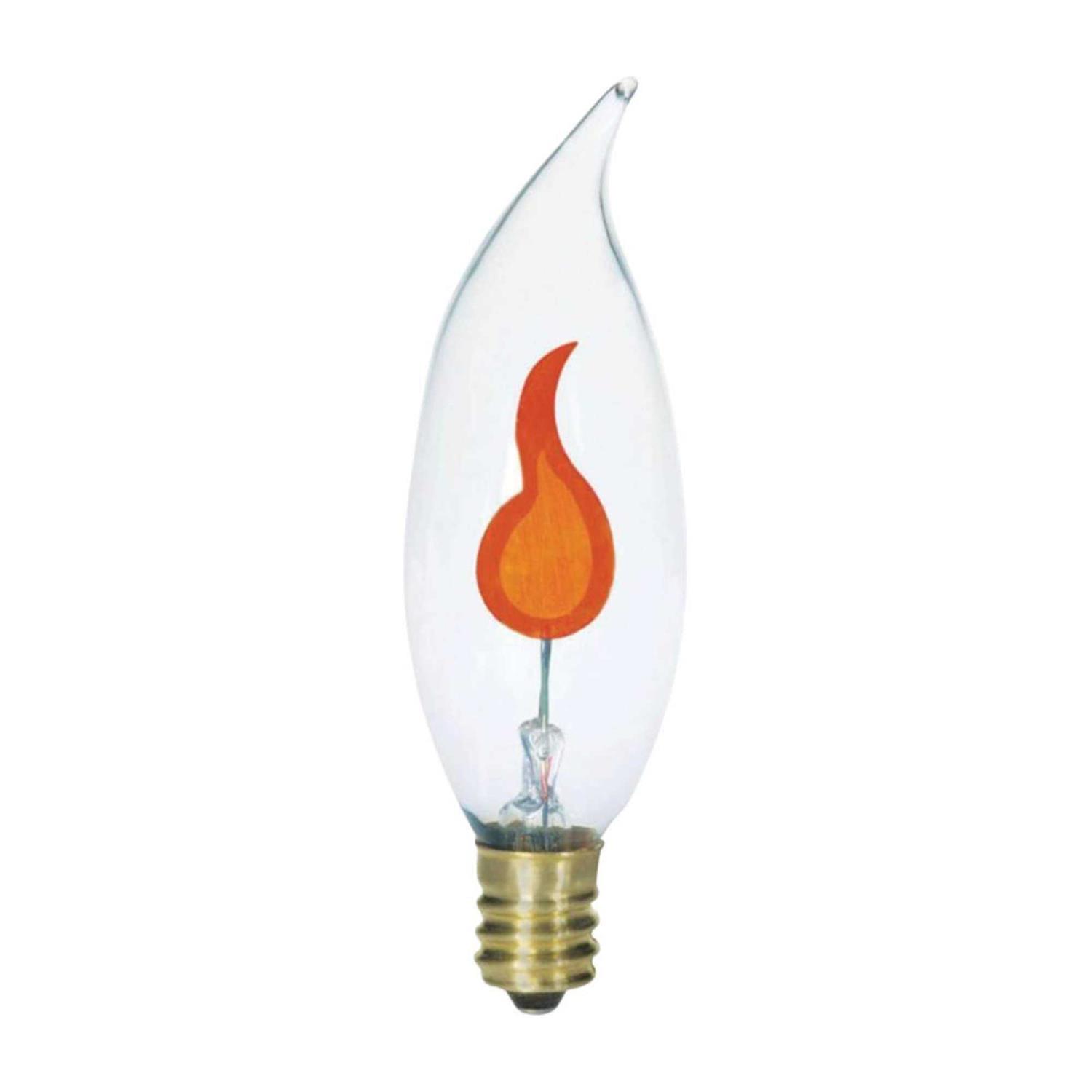 Westinghouse 3W Clear Flicker Flame Bulb