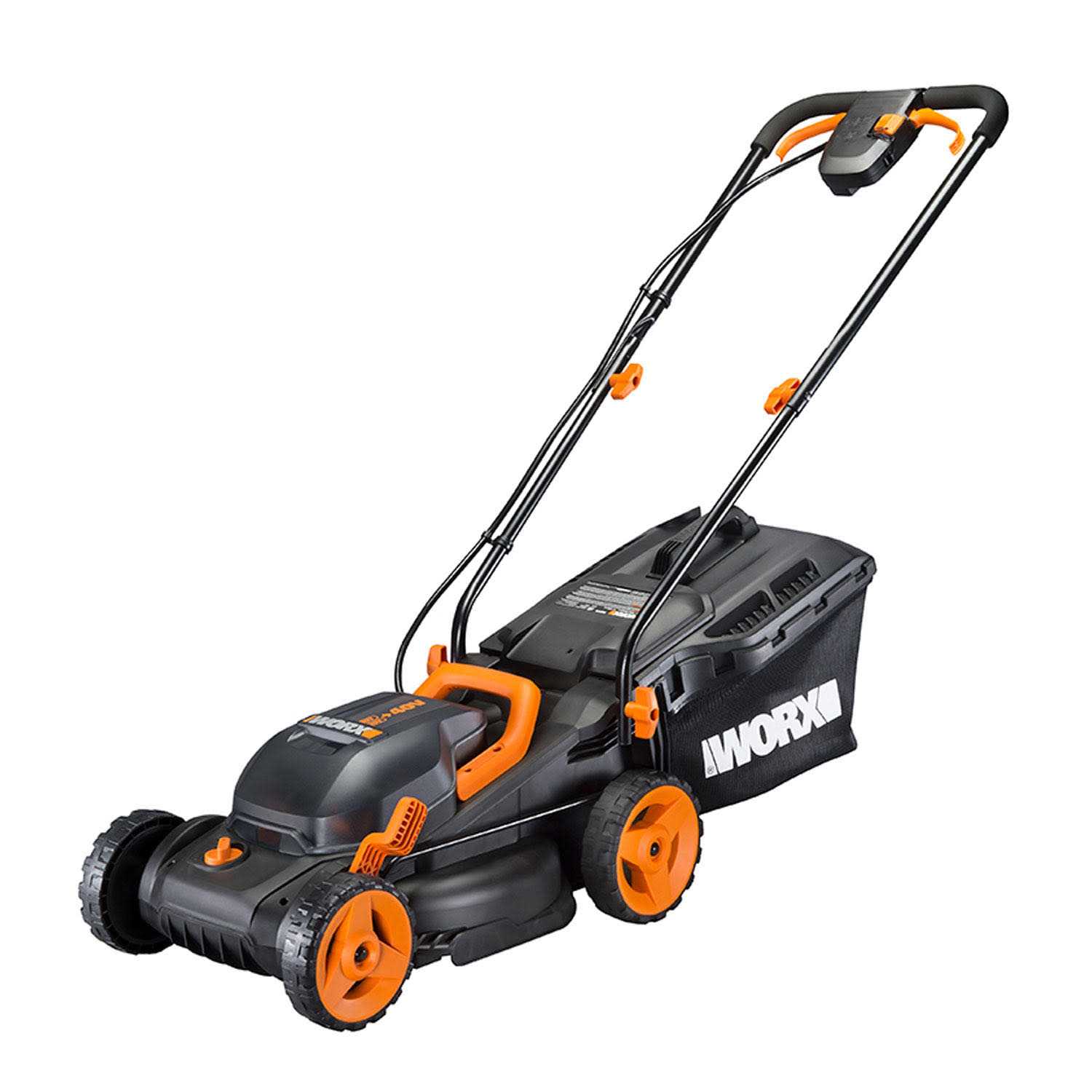 Worx Wg779 40V Power Share 4.0Ah 14 inch Cordless Lawn Mower (Battery and Charger Included), Black