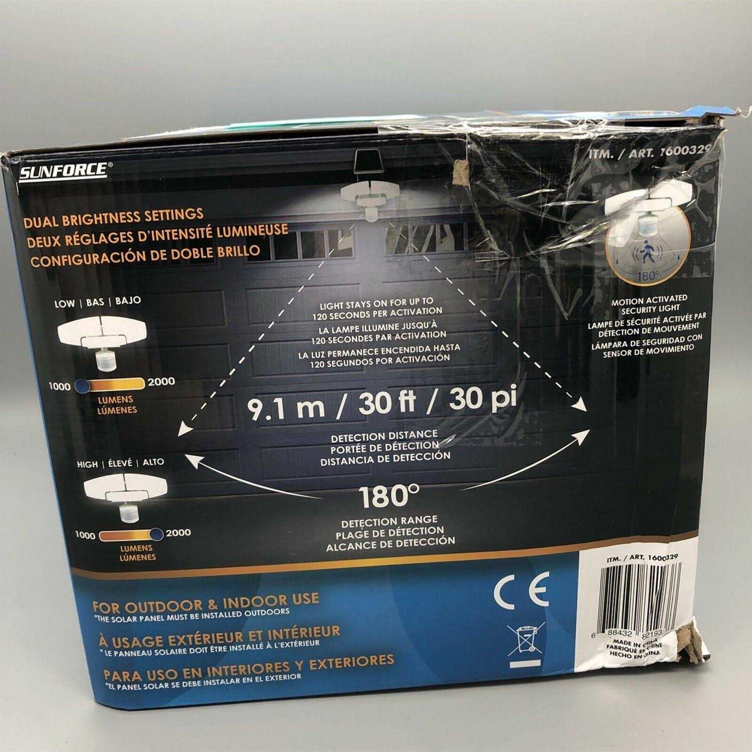 Sunforce Solar Motion Activated Security Light