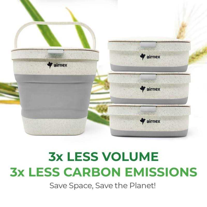 AIRNEX Countertop Compost Bin Kitchen Counter