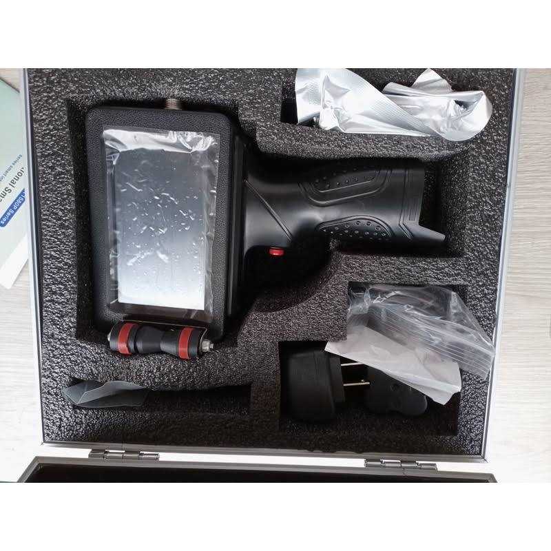 Tiktoner Handheld Printer Portable 1580P1 with 4.3 Inch Touch Screen Quick-drying Handheld Inkjet Printer Printing Height 0.08-0.5 for Barcode