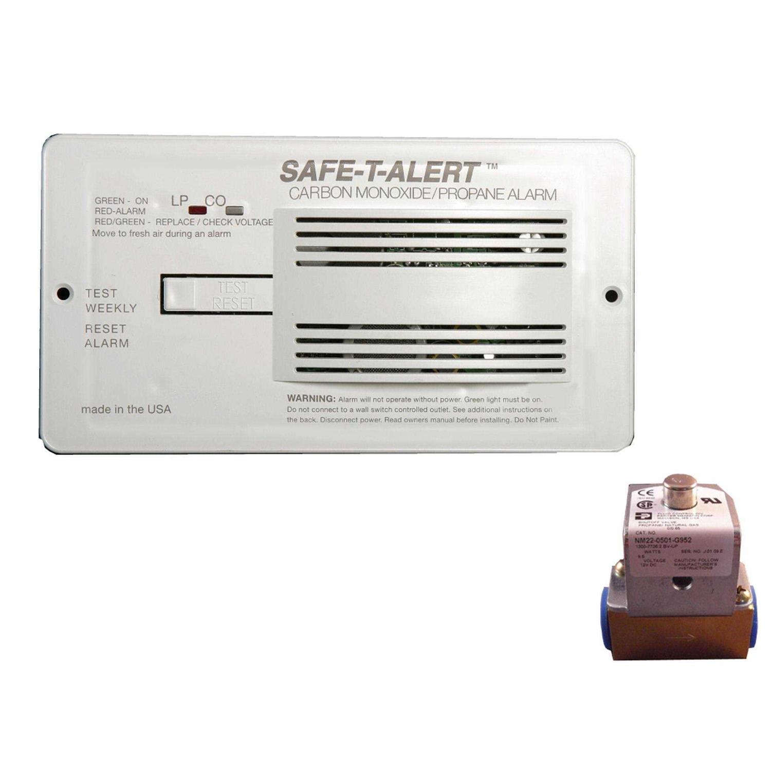 MTI Industries 70-742-R-WT-KIT Carbon Monoxide Propane Alarm White