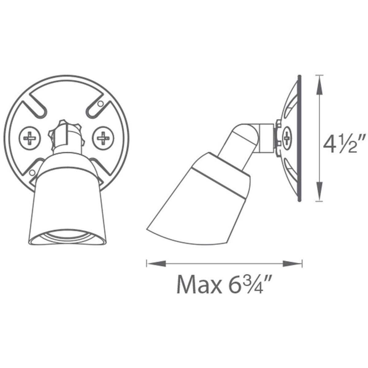 WAC Lighting Endurance Single LED Spot Light WP-LED415-30-A