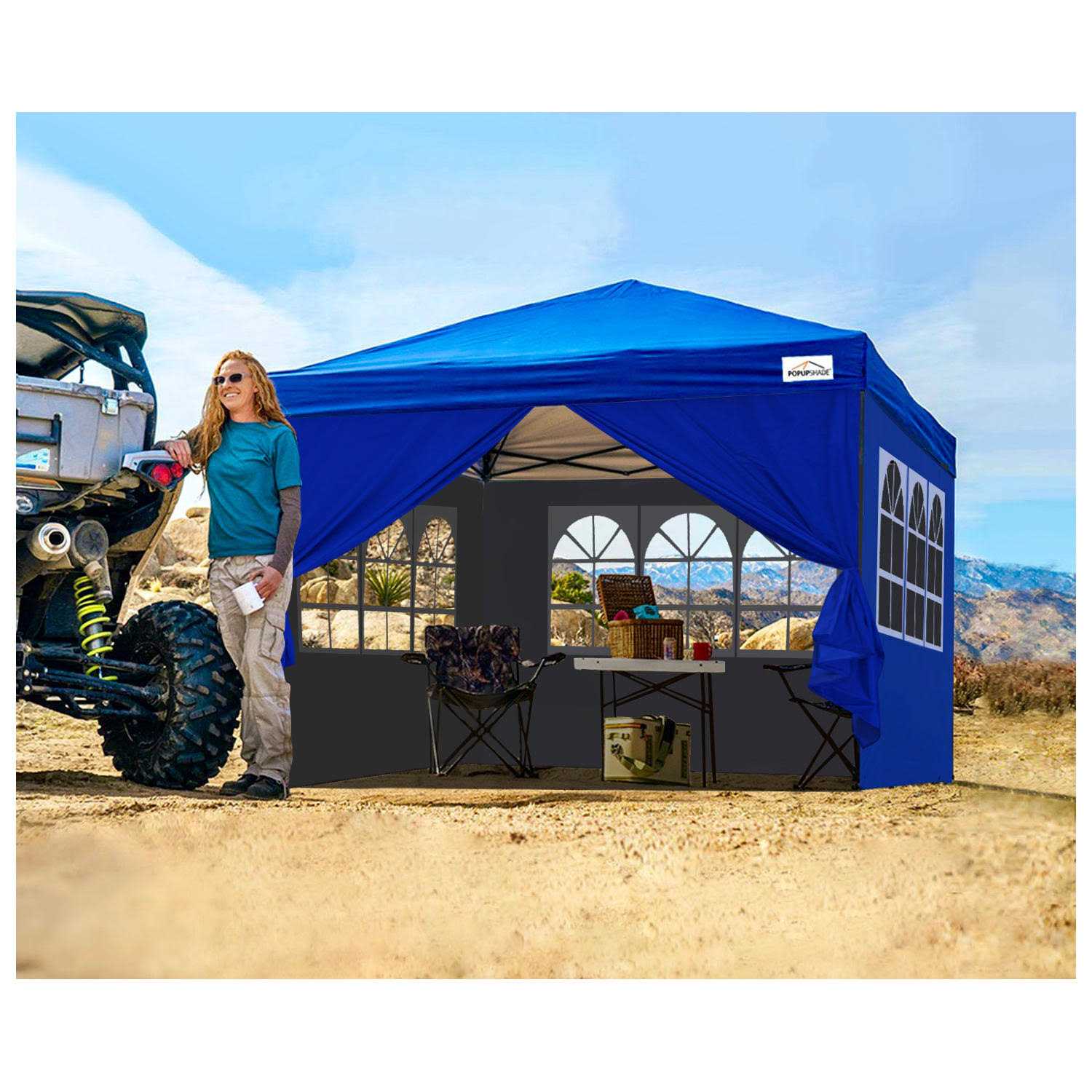 Under Cover Pop Up Shade 10′ x 10′ Window Wall Accessory UC-AGWW10