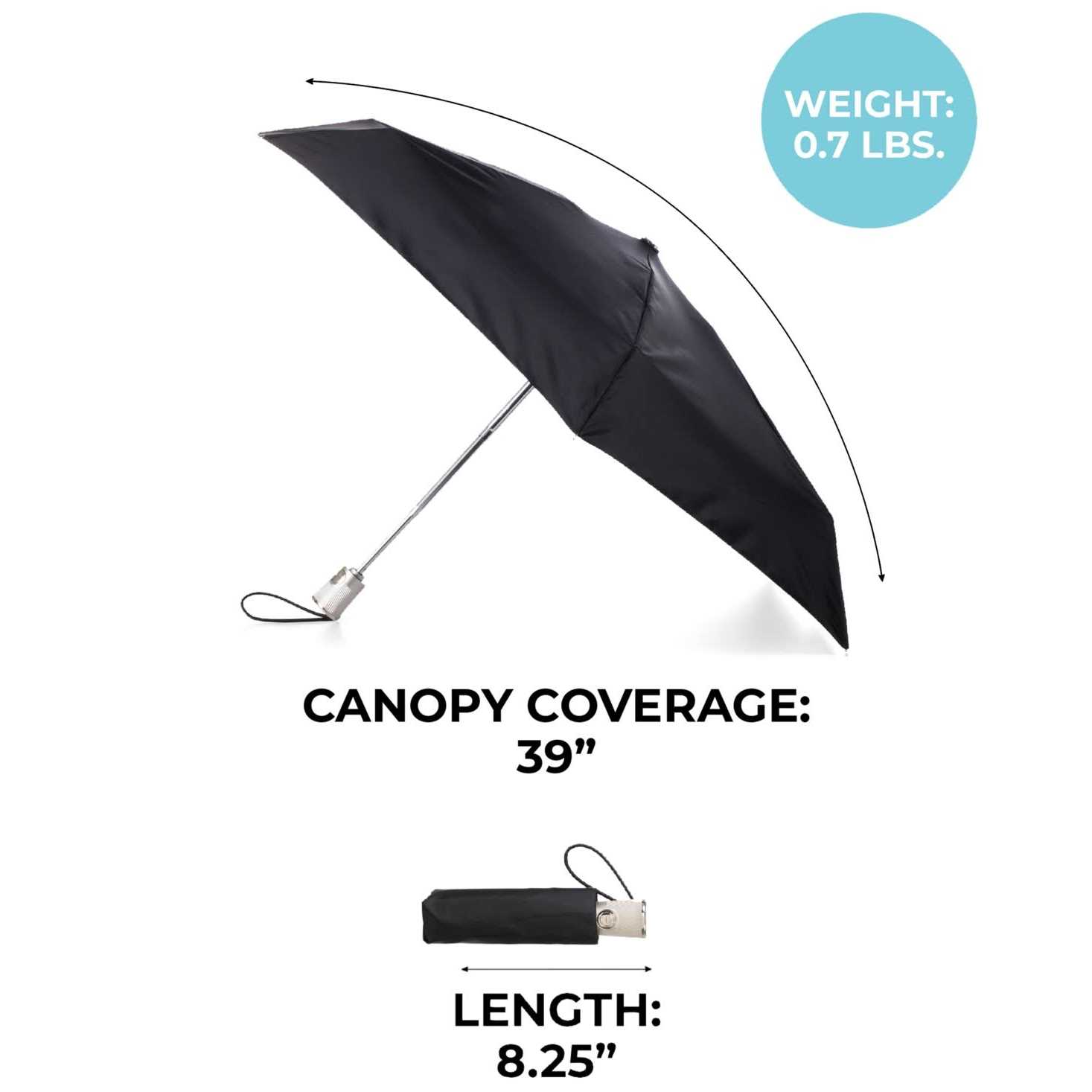 Totes Auto Open Close Umbrella One