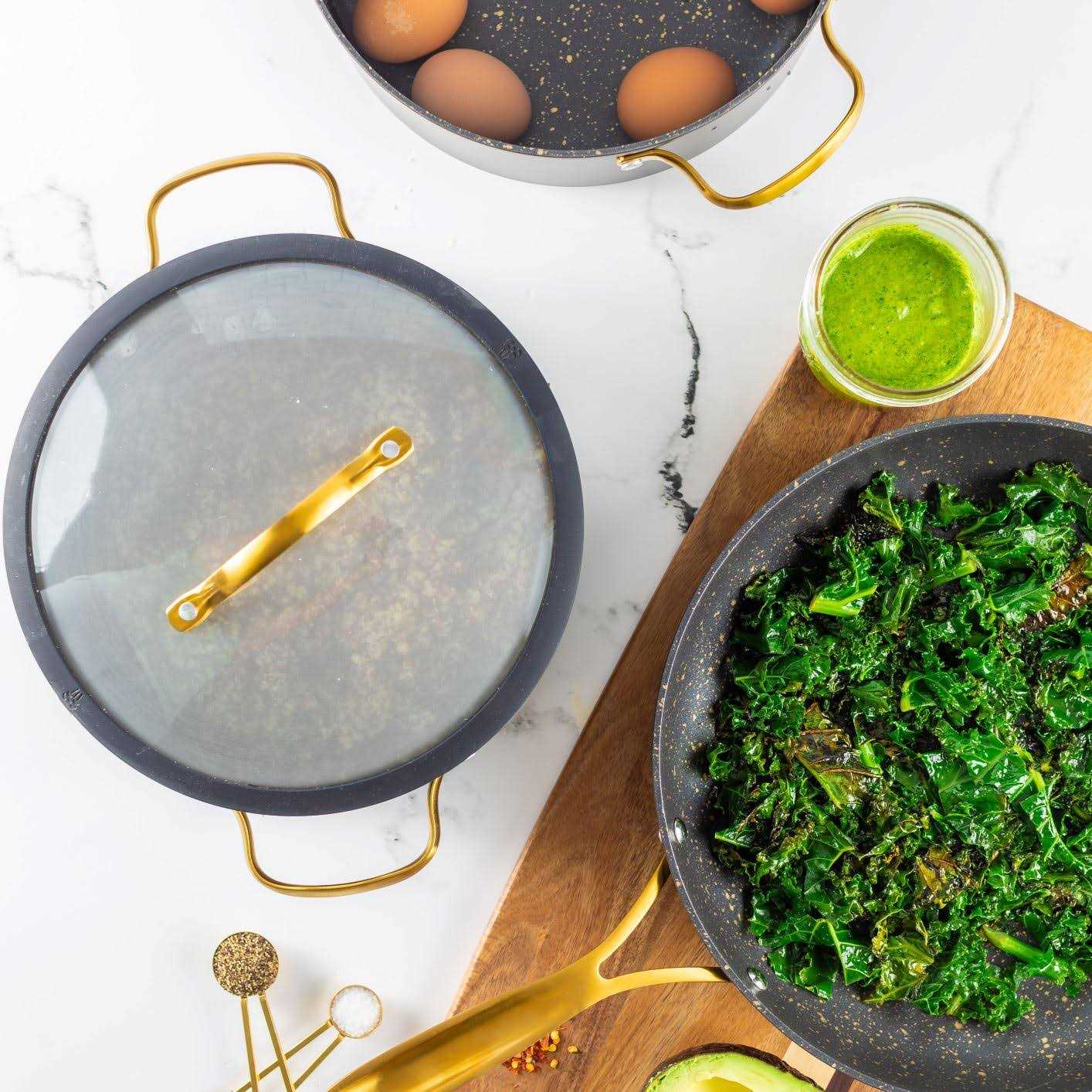 Thyme & Table Nonstick 12-Piece Cookware Set