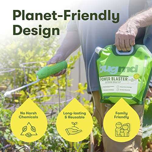 Bugmd Power Blaster Reusable Mixing Pouch & Automatic Sprayer