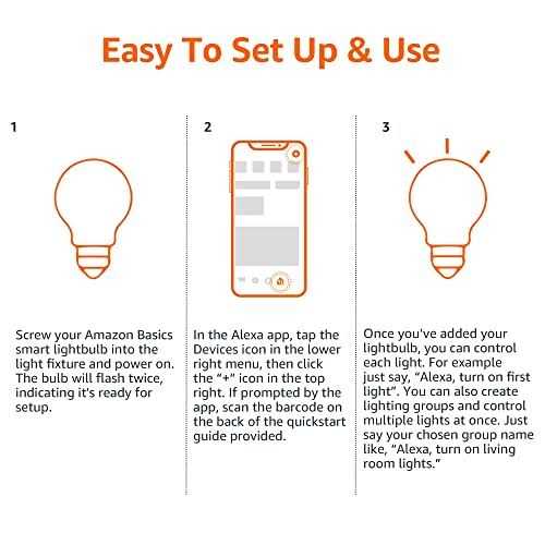 Amazon Basics Smart A19 LED Light Bulb
