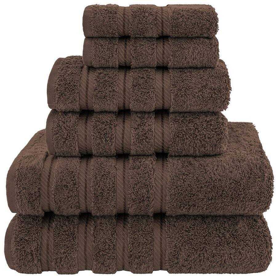 American Soft Linen 6 Piece Turkish Cotton Luxury Towel Set