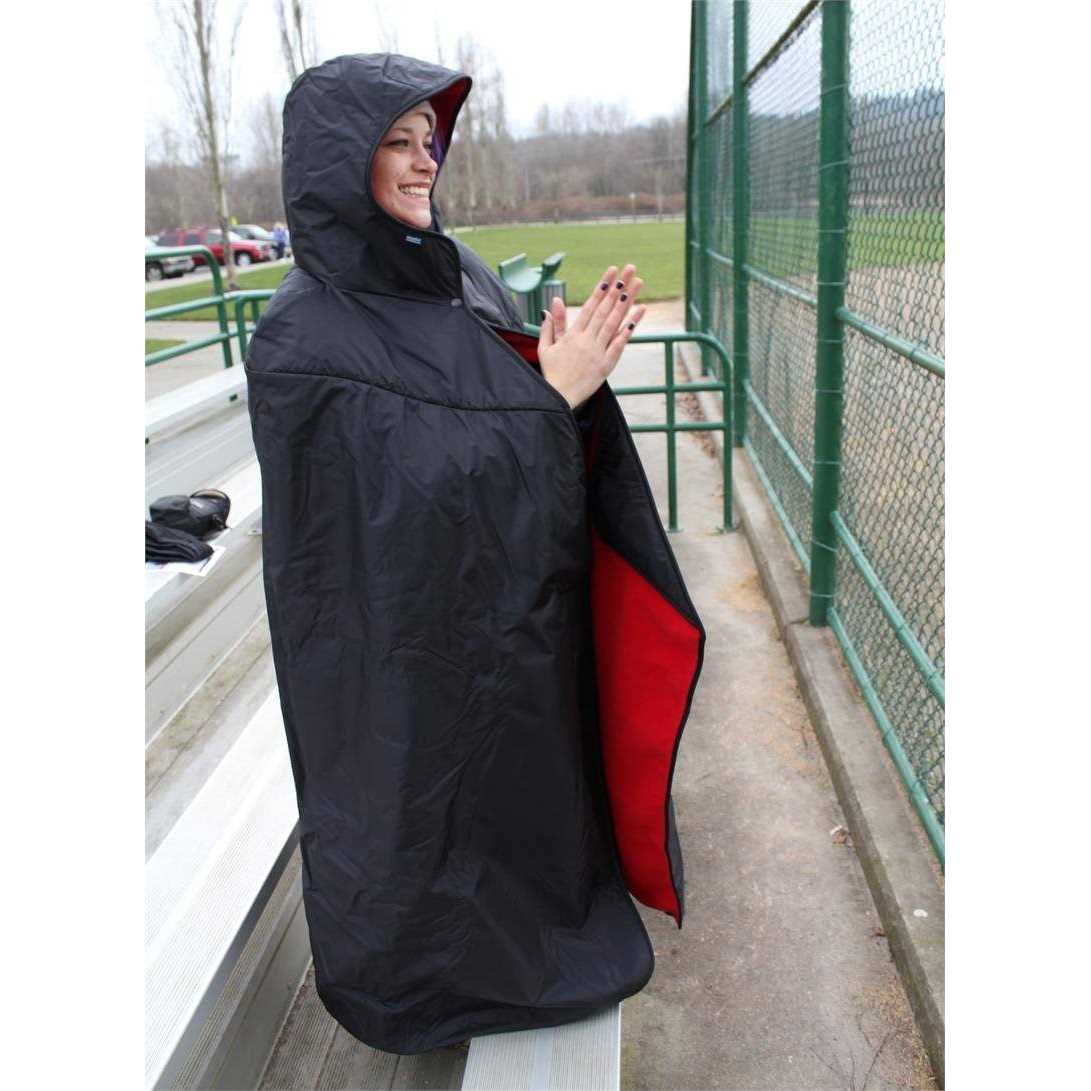 Mambe Extreme Weather 100% Waterproof/Windproof Hooded Blanket with Premium Stuff Sack