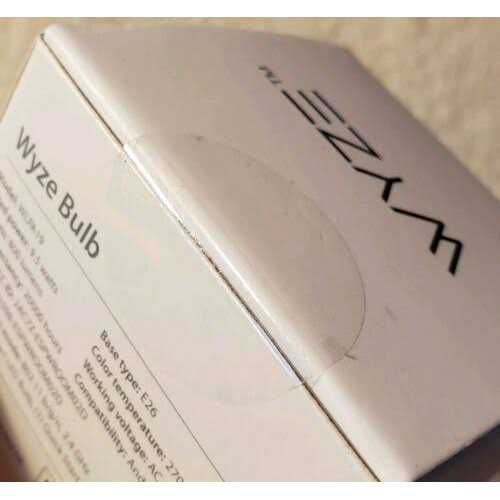 Wyze Bulb White 800 Lumen Wifi Smart Light Bulb