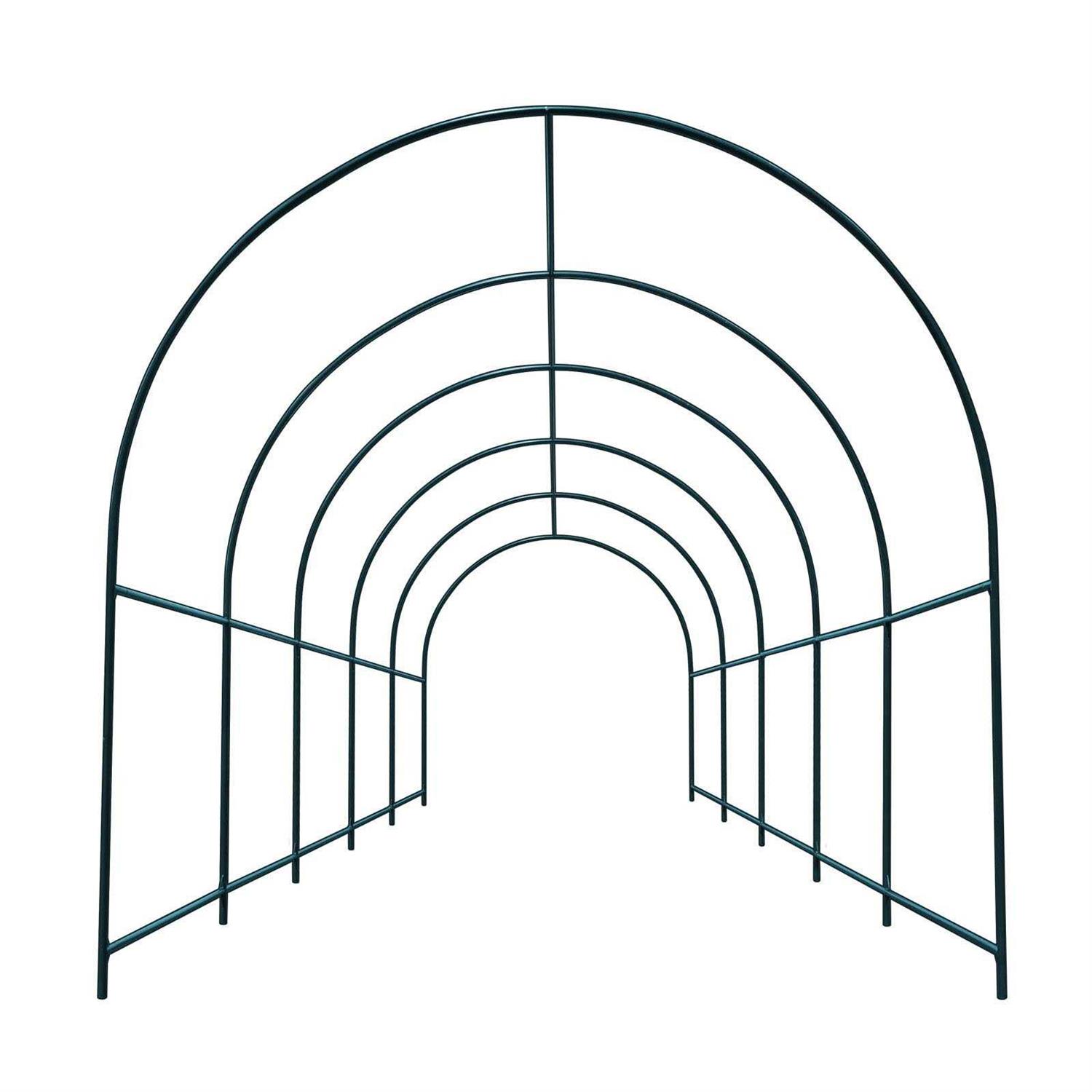 Benefit-USA Multi-Size Large Garden Support Arch Frame Climbing Plant Arch Arbor for Flowers/Fruits/Vegetables