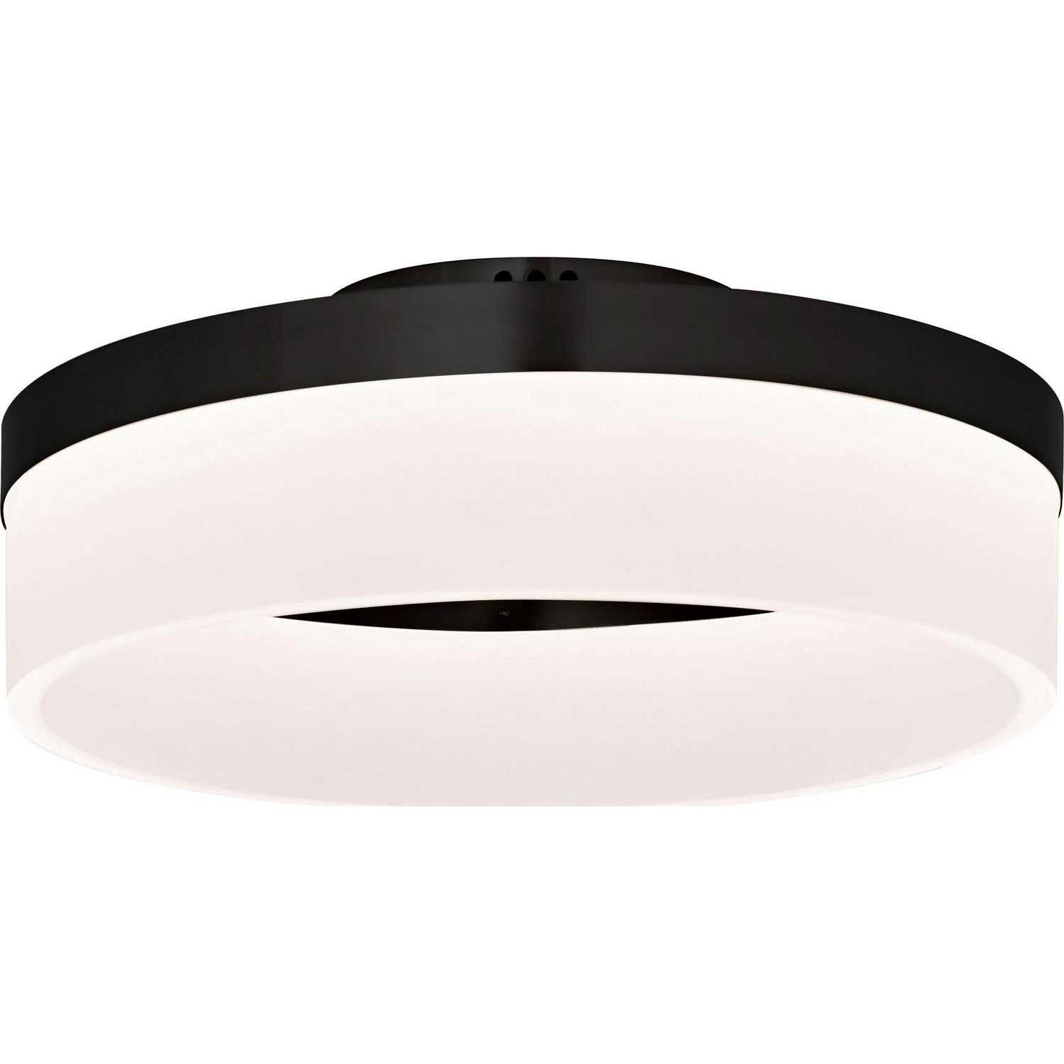 Allen + Roth 11.95 Matte Black Lynpark Flush Mount Light
