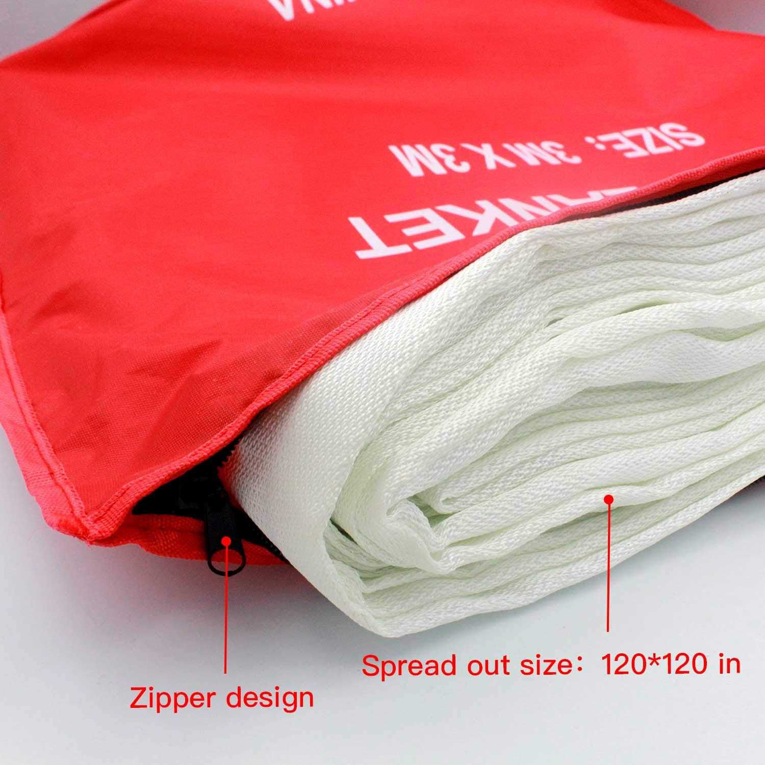 Gihunk Welding Blanket Heavy Duty Fiberglass Fire Blanket Protect Work Area from Sparks